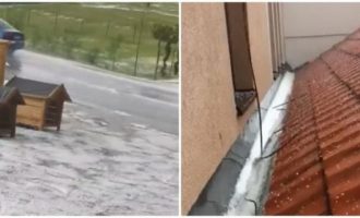 Breshër i fortë në Kosovë, publikohen pamje