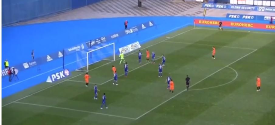 Agon Elezi realizon gol për Varazdinin kundër Dinamos së Zagrebit