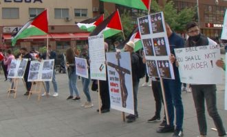 Tetovë, protestë kundër dhunës në Palestinë