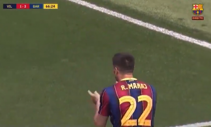 Manaj shënon gol për Barcelonën B