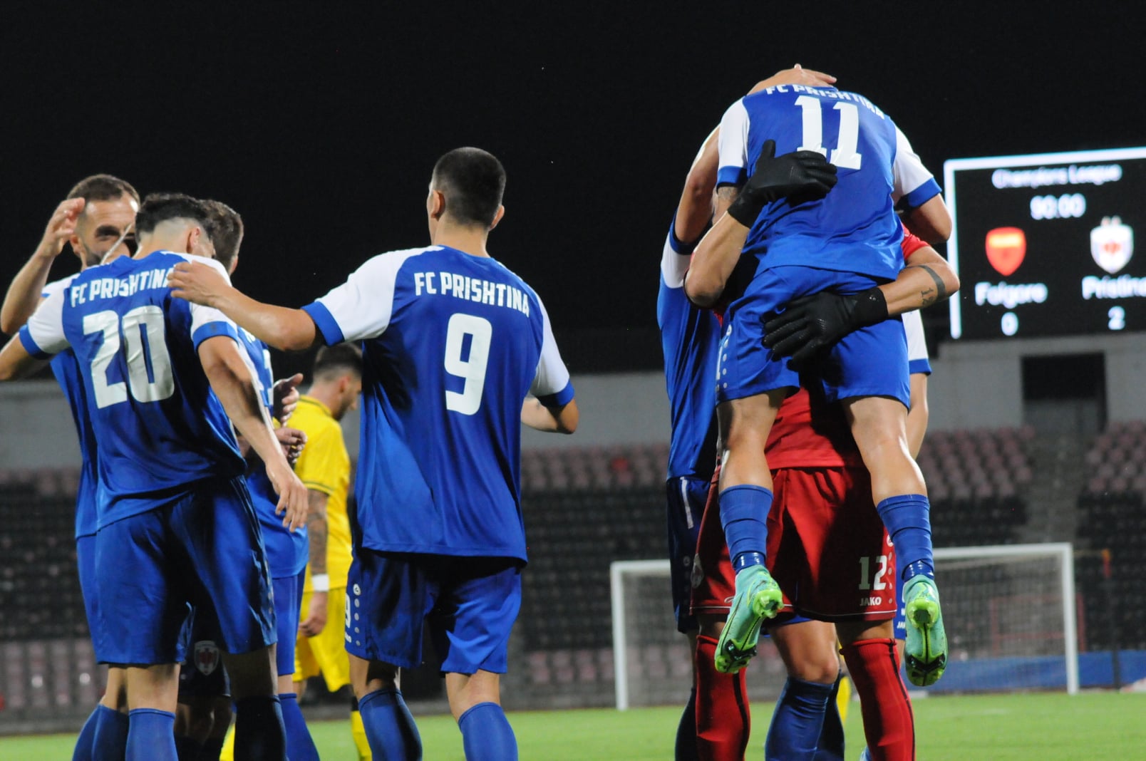 Prishtina mposht Folgoren, kalon në finale të fazës parakualifikuese të CL