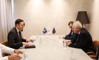 Abdixhiku priti në takim Zëvendës Presidentin e Parlamentit Evropian, Rainer Wieland