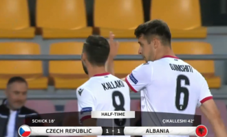 Përfundon pjesa e parë me rezultat të barabart mes Çekisë dhe Shqipërisë