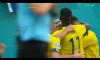 Pas shumë vështirësish, Suedia mposht Sllovakinë