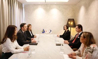 Abdixhiku takon nënsekretarin e Finlandës, flasin për dialogun Kosovë-Serbi dhe vizat
