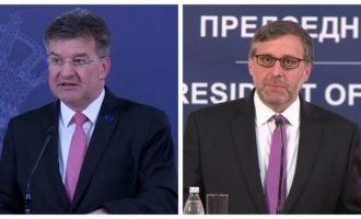 Palmer e Lajçak sot dalin në konferencë për media