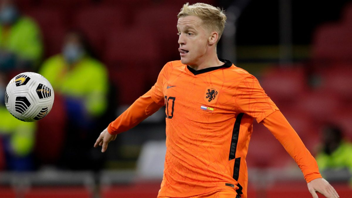 Donny Van de Beek humbet EURO 2020