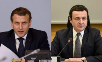 Kurti takohet sot me Macronin