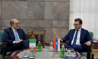 Petkoviq shfrytëzon takimin me ambasadorin italian për të bërë propagandë