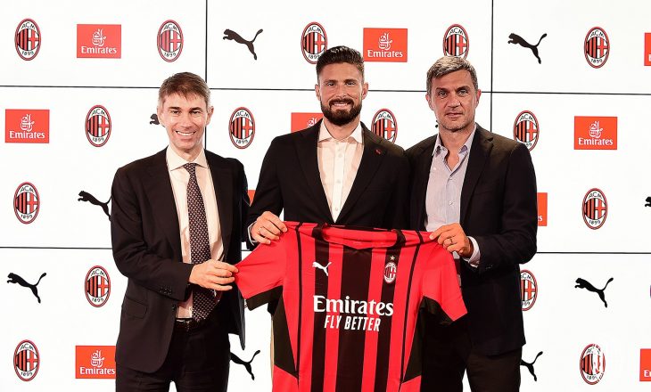 AC Milan zyrtarizon transferimin e Olivier Giroud