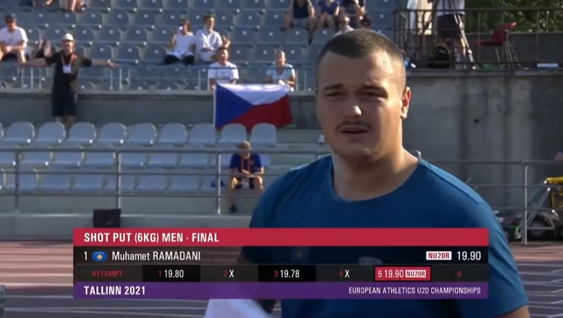 Muhamet Ramadani, kampion i Evropës U-20