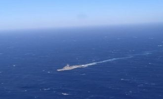 Disa migrantë të zhdukur pasi anija u mbyt në Detin Egje