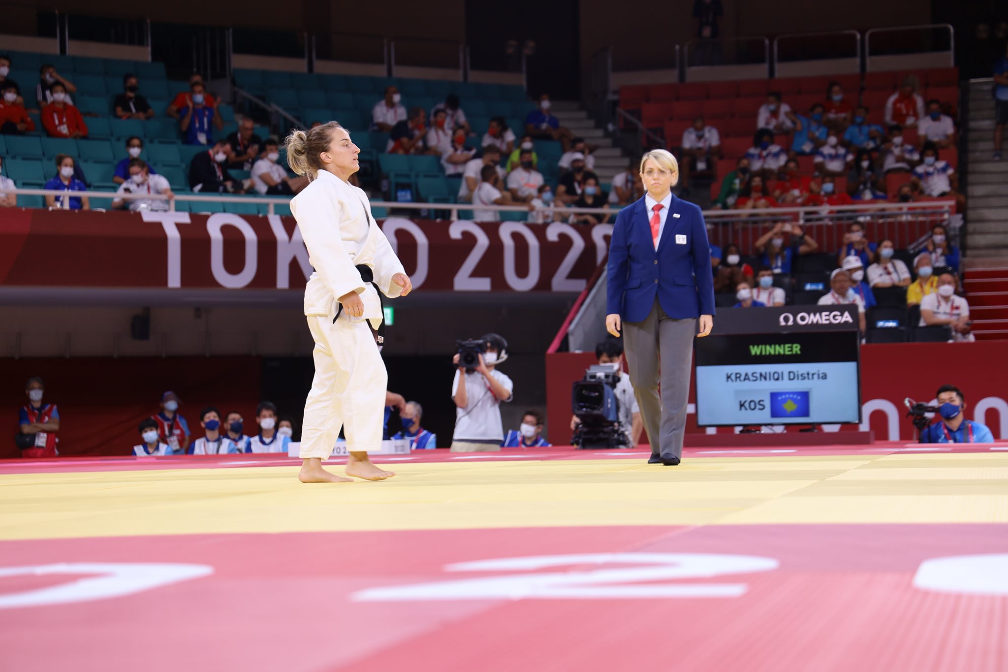 Më pak se 20 sekonda, Distria Krasniqi kalon në gjysmëfinale