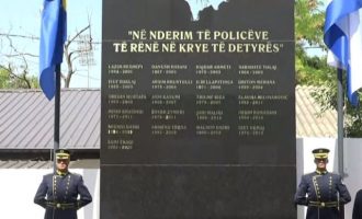 Zbulohet pllaka përkujtimore për 21 zyrtarët policorë të rënë në krye të detyrës