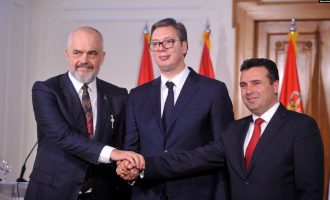 Rama, Zaev e Vuçiq takohen në Shkup – sot ndryshohet emri i “Mini-Shengenit”