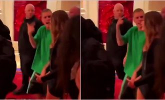 Justin Bieber është xhiruar duke i bërtitur bashkëshortes së tij