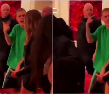 Justin Bieber është xhiruar duke i bërtitur bashkëshortes së tij