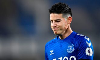James Rodriguez vendos të largohet nga Everton