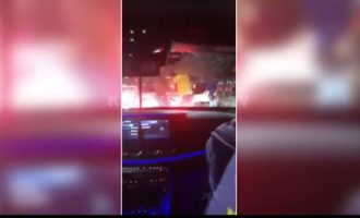 Rrahje mes disa personave në qendër të Prishtinës