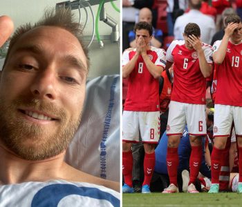 UEFA dërgon ftesë speciale për finalen e EURO 2020 për Eriksen dhe stafin mjeksor