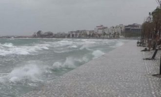 Pushuesit braktisin bregdetin shqiptar pas reshjeve të mëdha të shiut