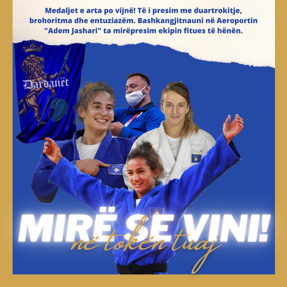 “Dardanët” bëjnë thirrje për t’i pritur xhudistët kosovarë pas suksesit në Olimpiadë