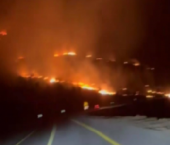 Modelja e njohur publikon videon nga zjarri që kaploi Vlorën, tmerrohet me situatën