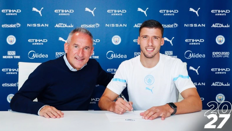 Ruben Dias zgjatë kontratën me Manchester Cityn
