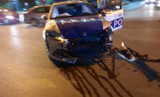 Pesë të lënduar në një aksident në Prishtinë, tre prej tyre policë