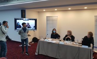 Aktivistët e PSD-së ndërpresin konferencën e Trendafilovës, arrestohen