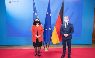 Osmani në Gjermani: Epilogu i dialogut Kosovë-Serbi duhet të jetë njohja reciproke