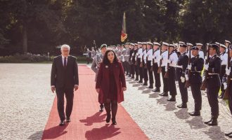 Presidentja Osmani takohet me homologun e saj gjerman