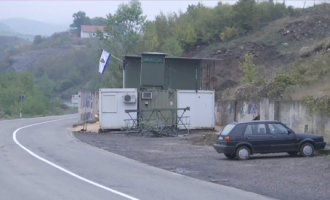 KFOR-i largohet nga pika kufitare në Jarinje