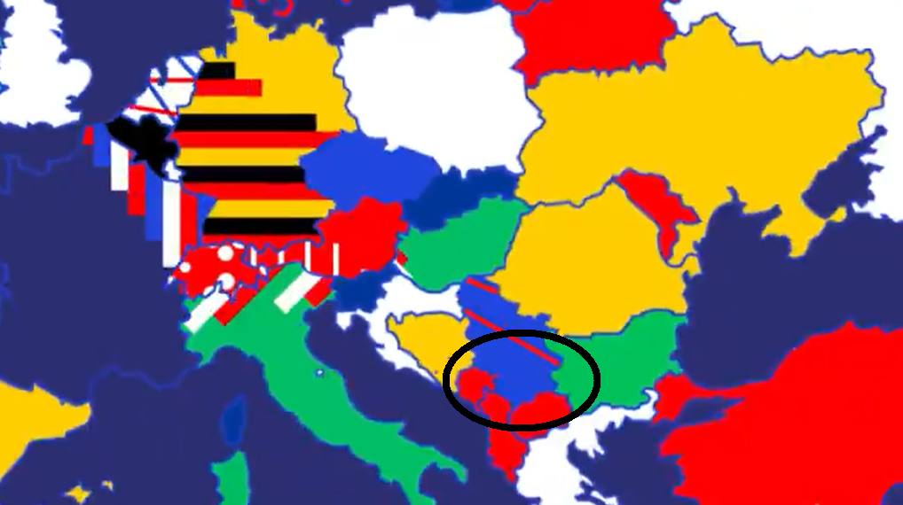 UEFA e paraqet Kosovën të bashkuar me Serbinë në hartë
