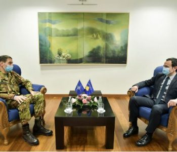 Kurti pret në takim lamtumirës komandantin e KFOR-it, e falënderon për bashkëpunimin
