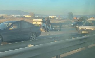 Aksident në magjistralen Prishtinë-Fushë Kosovë