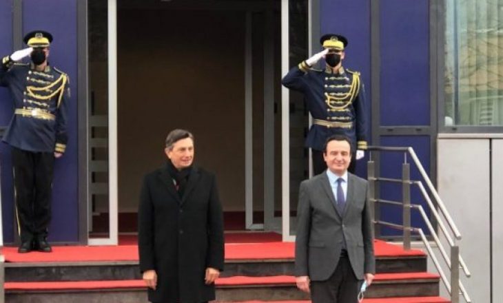 Pas takimit me Osmanin, Pahor pritet në vizitë nga Kurti