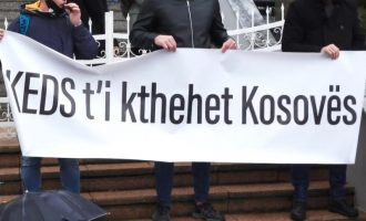 Protesta para KEDS-it, marrin pjesë një numër i vogël i qytetarëve