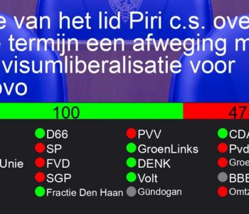 Deputetët holandez votojnë “pro” mocionit për liberalizimin e vizave për Kosovën